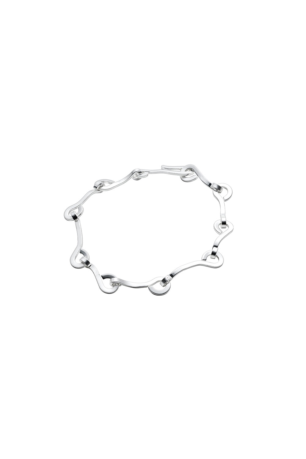 RU SHUO X LOW CLASSIC LOW CHAIN ANKLET - SILVER